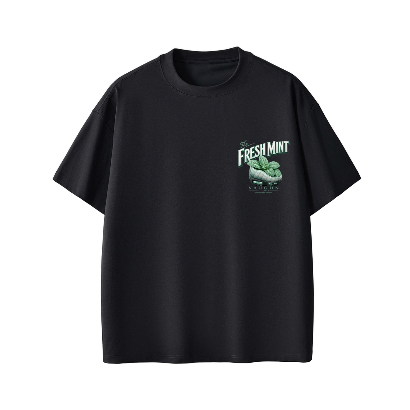 Fresh Mint T Black