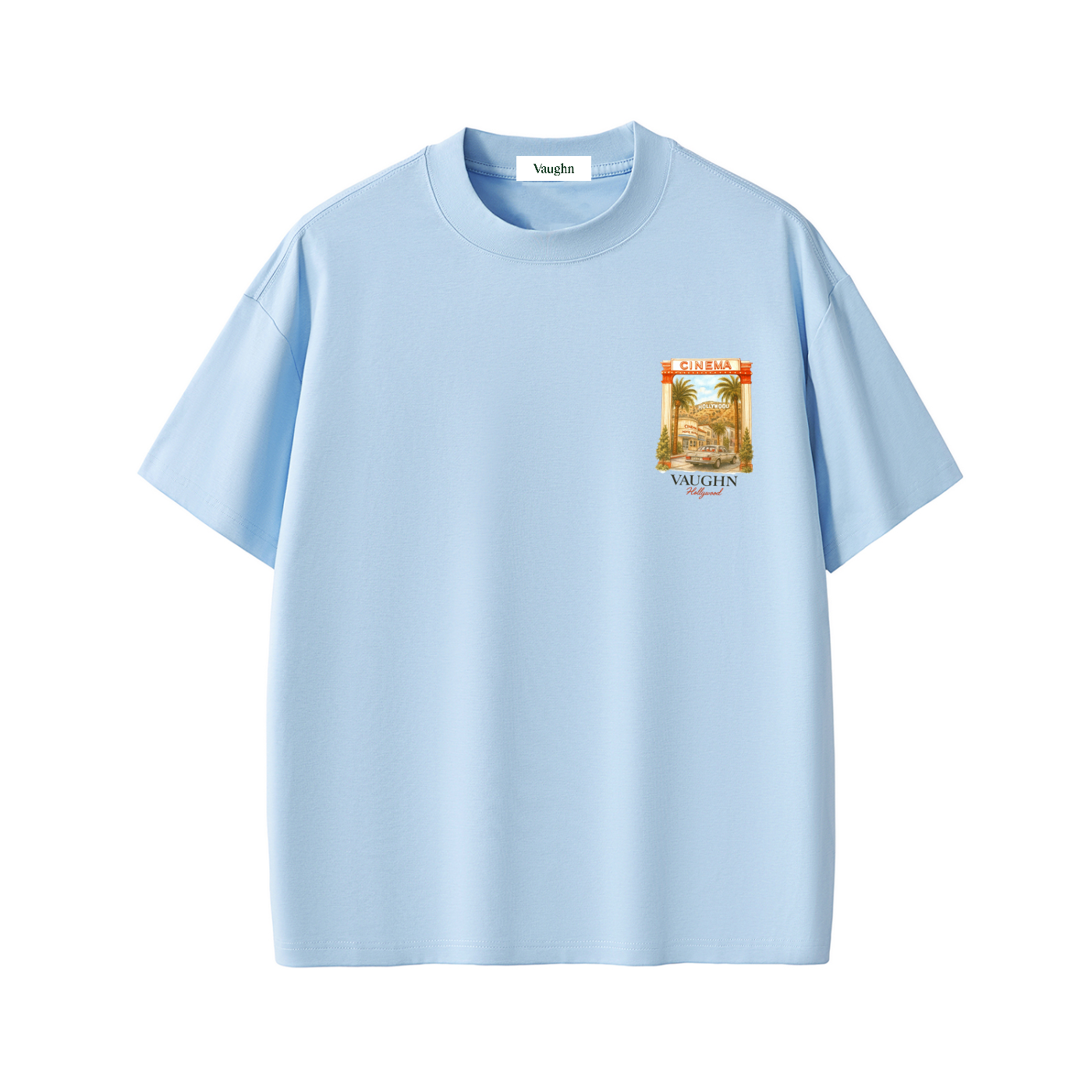 Hollywood T shirt Ice blue