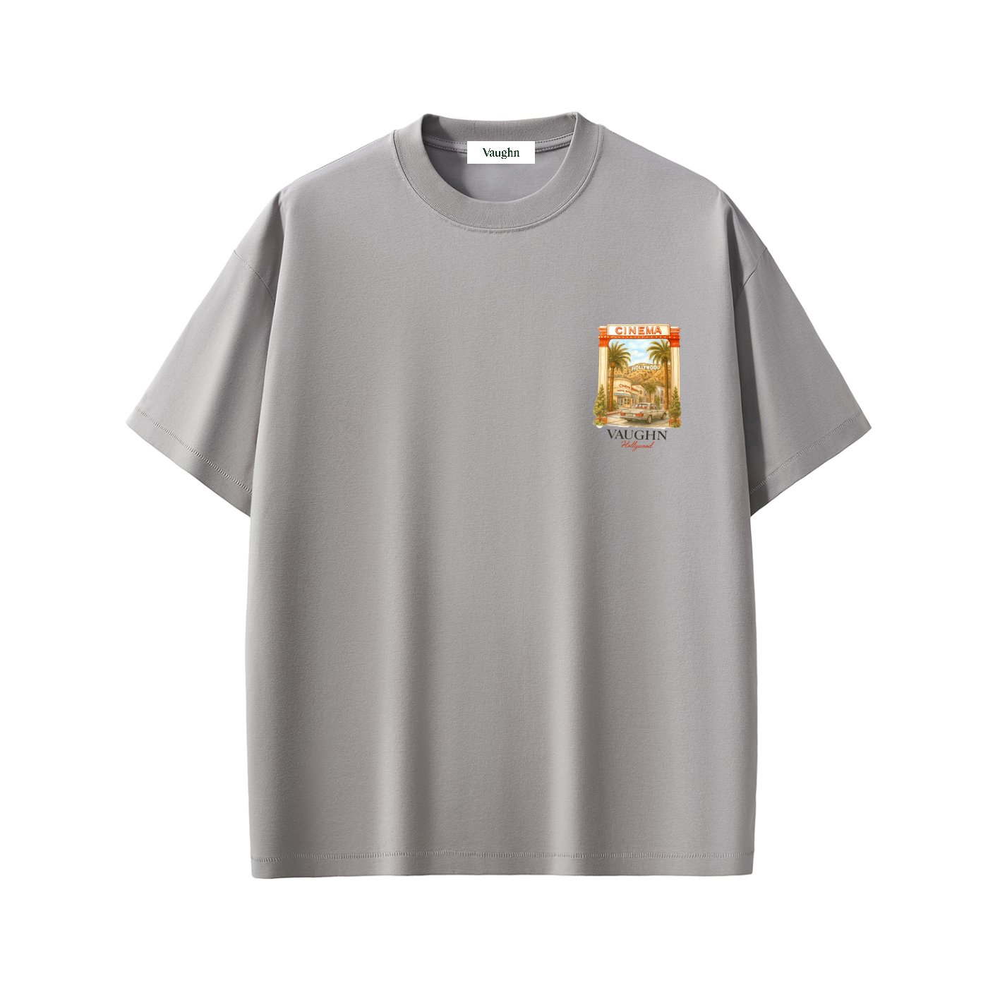 Hollywood T shirt Grey