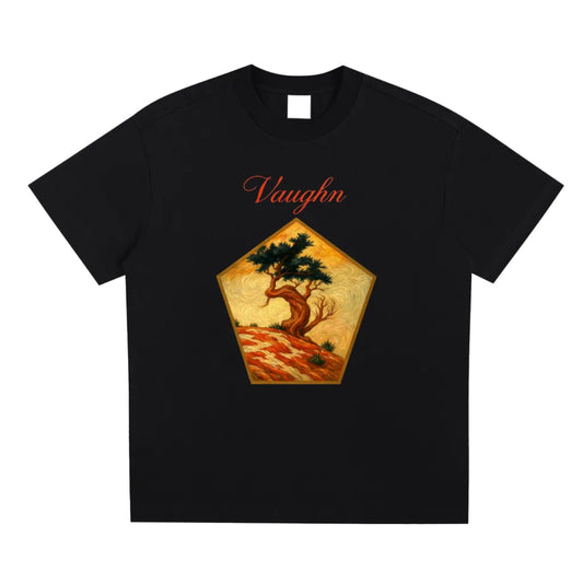 Bonsai  T-shirt  black (front print )