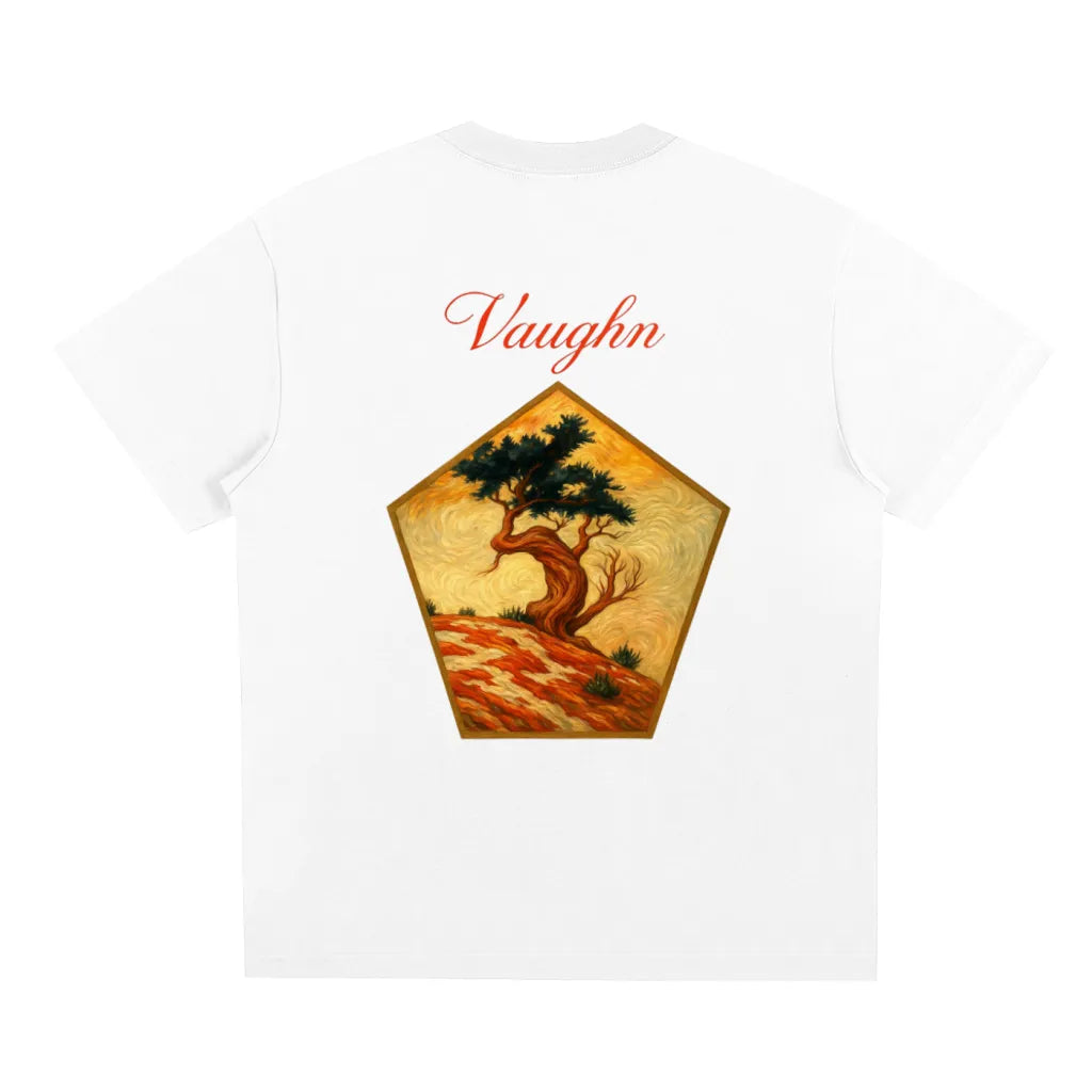 Bonsai T-shirt white (front &back print)