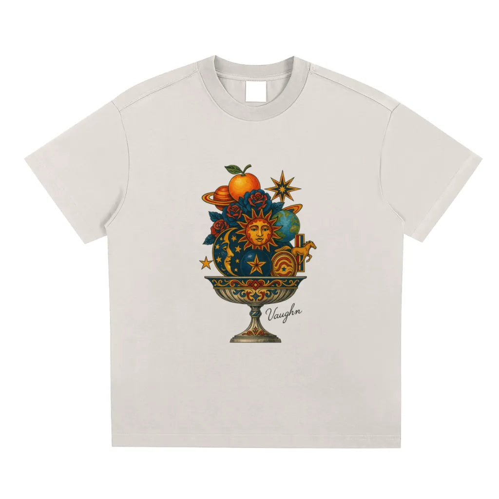 Solar systems  T-shirt  Apricot