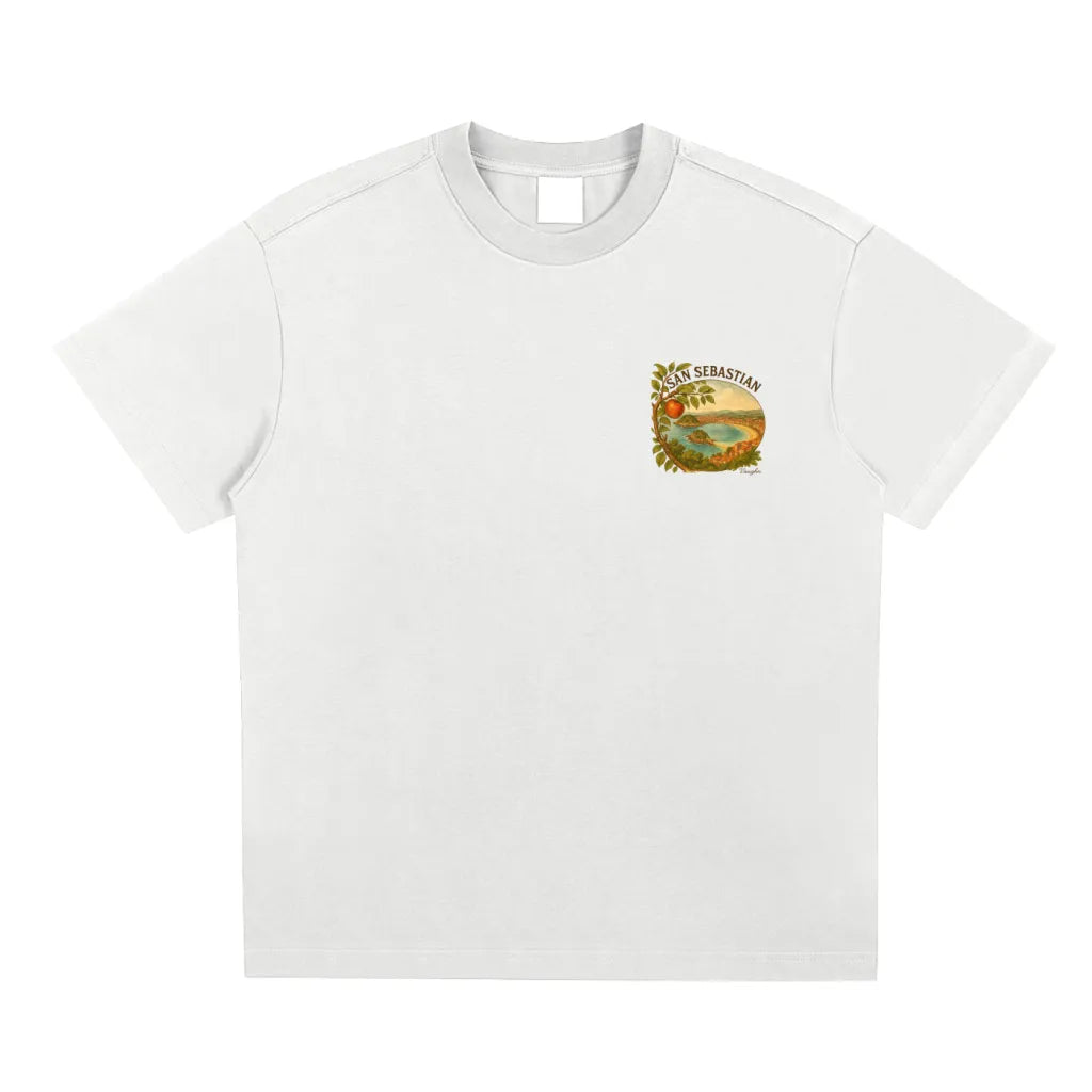 San Sebastian T-shirt Green white