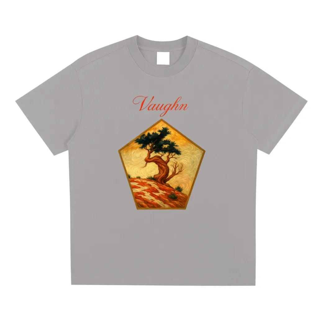 Bonsai  T-shirt  Grey (front print )