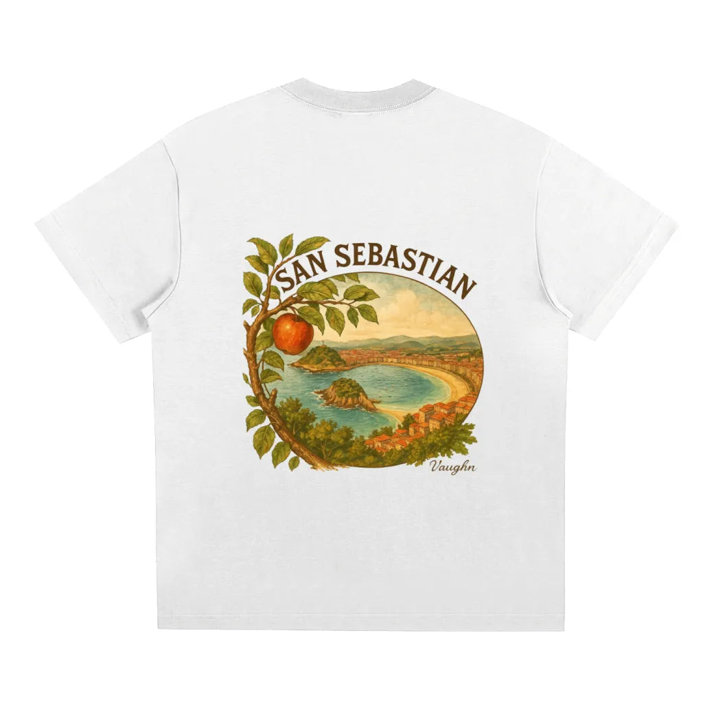 San Sebastian T-shirt Green white