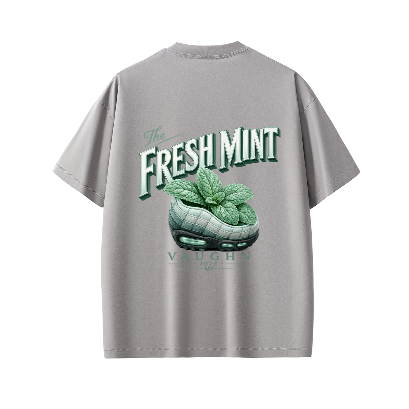 Fresh Mint T grey