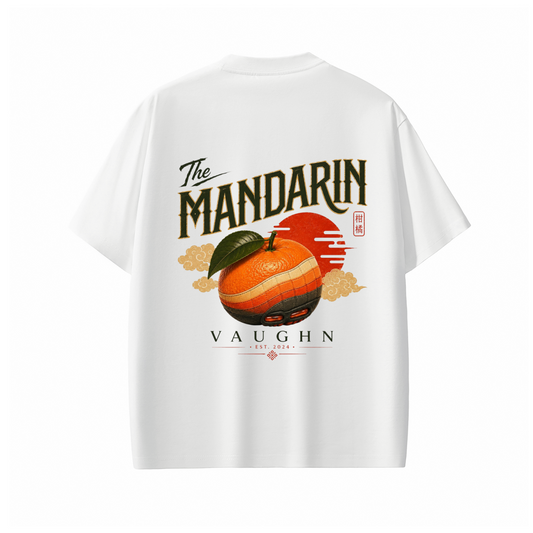The Manderin T shirt  white