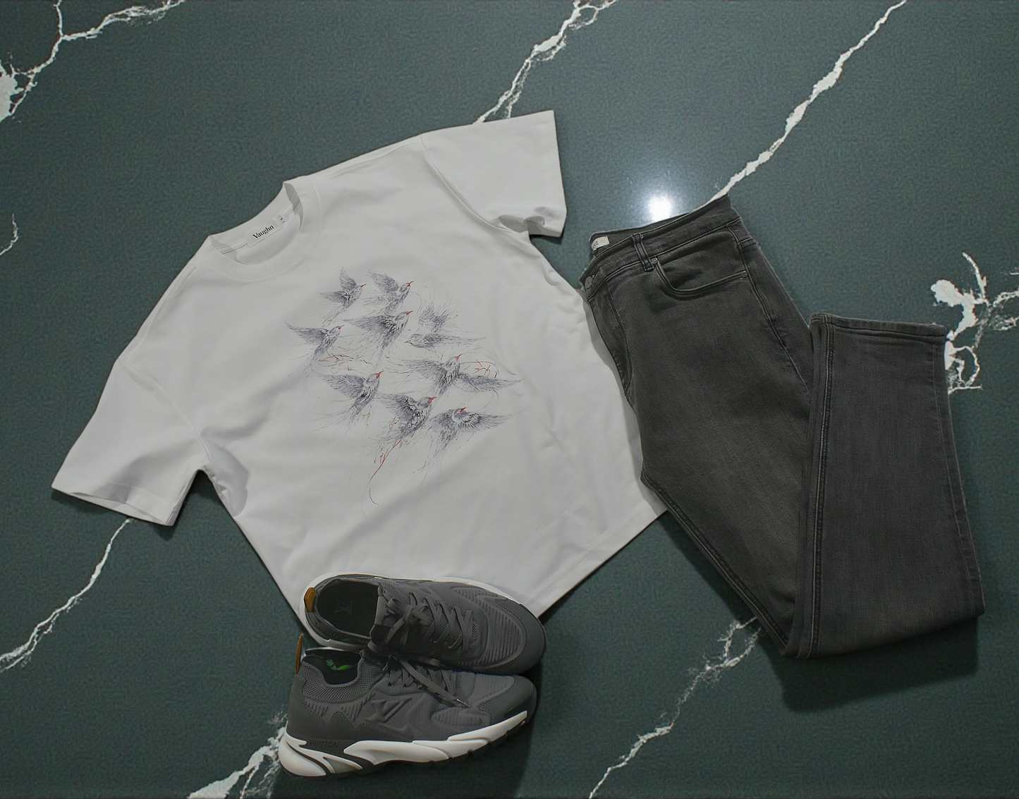 Flight  T-shirt white