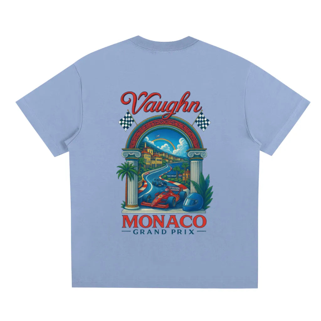 Monaco Grand Prix  T-shirt Ice Blue