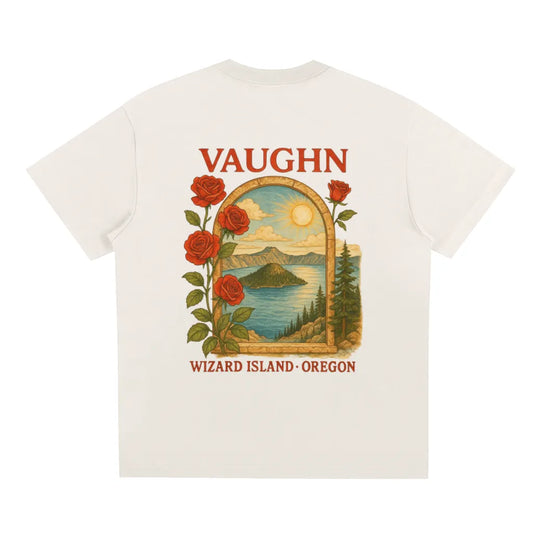 Wizard Island T-shirt Apricot