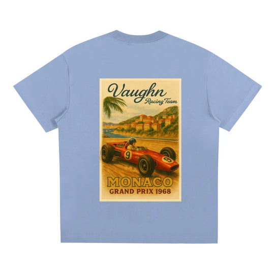 Racing Team Monaco T-shirt Ice Blue
