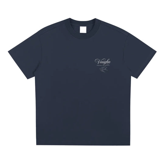 Swallow logo T-shirt Navy
