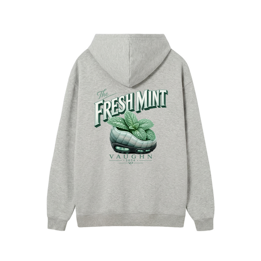 Fresh Mint hoodie Grey