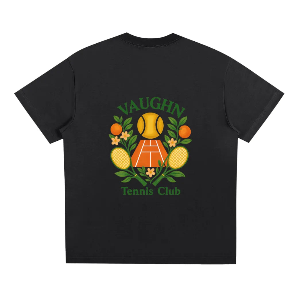 Tennis club  T-shirt Black