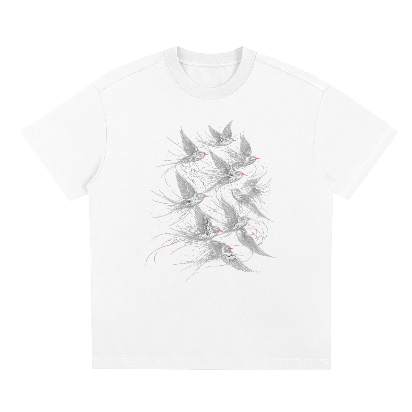 Flight  T-shirt white