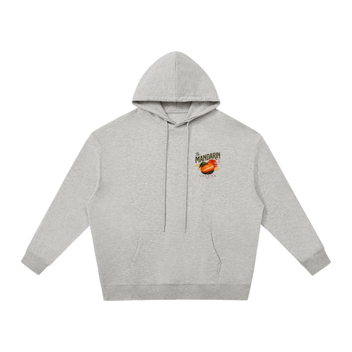 The Manderin  hoodie Grey