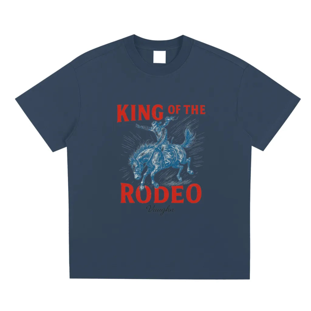 King of the Rhodeo  T-shirt  Navy