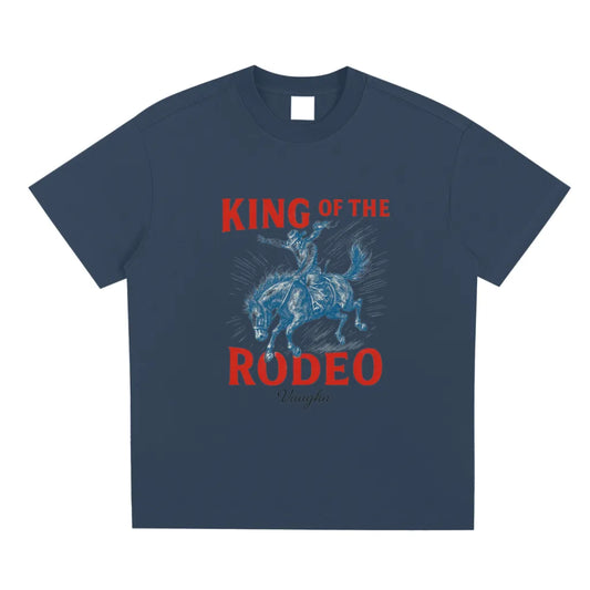 King of the Rhodeo  T-shirt  Navy