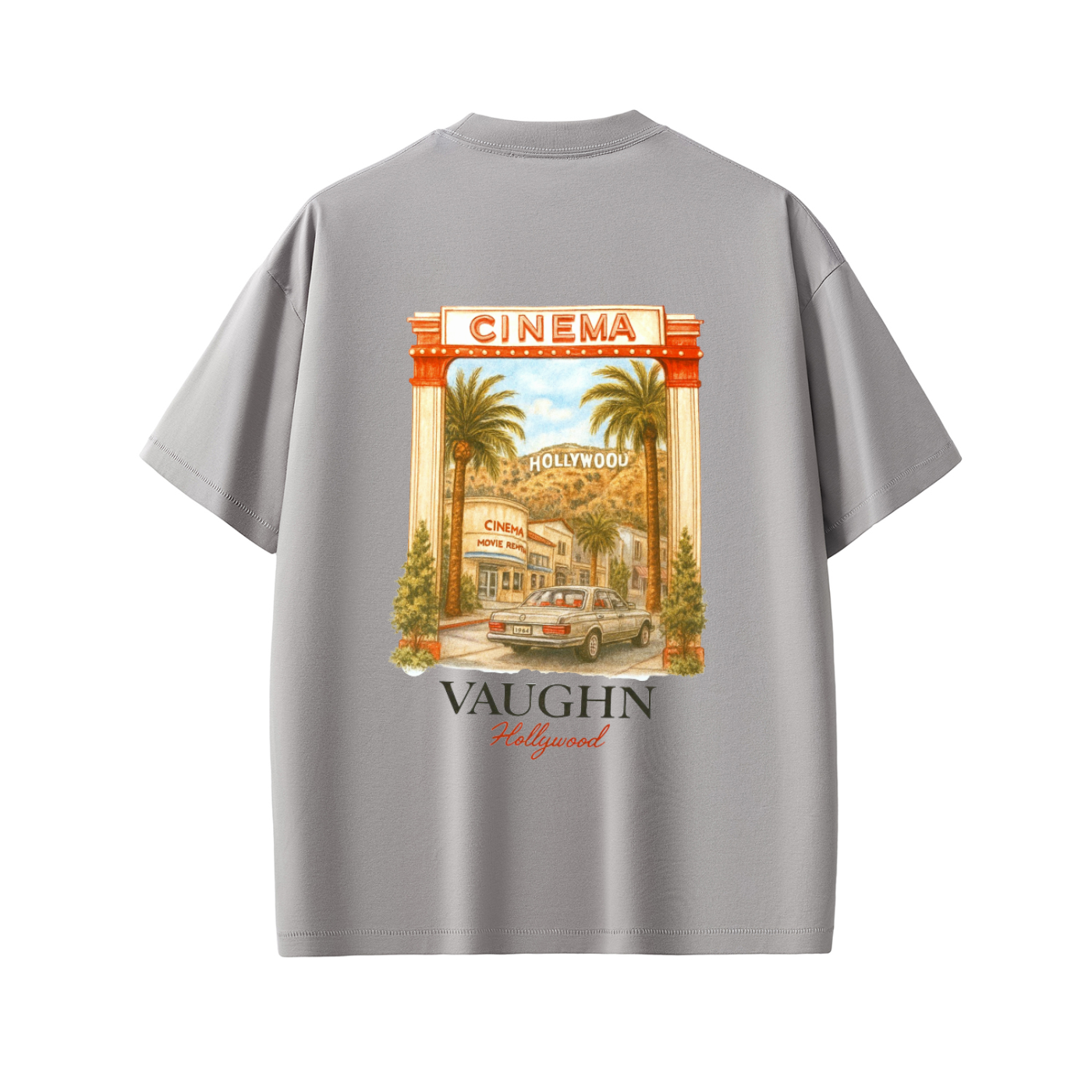 Hollywood T shirt Grey