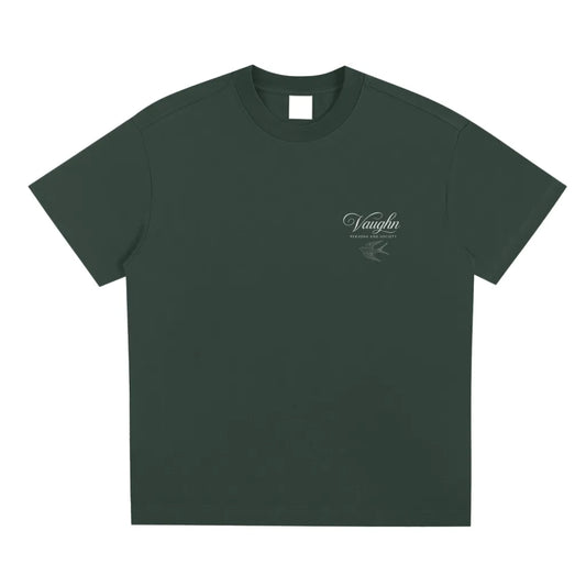 Swallow logo T-shirt Green