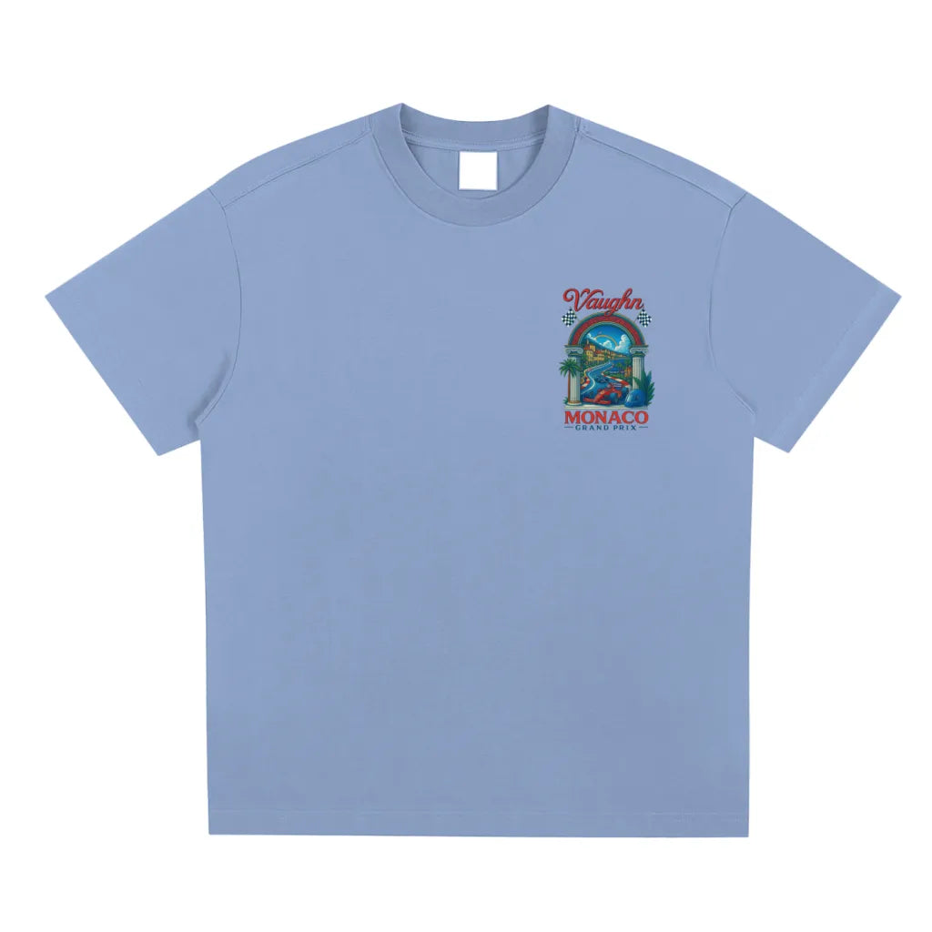 Monaco Grand Prix  T-shirt Ice Blue