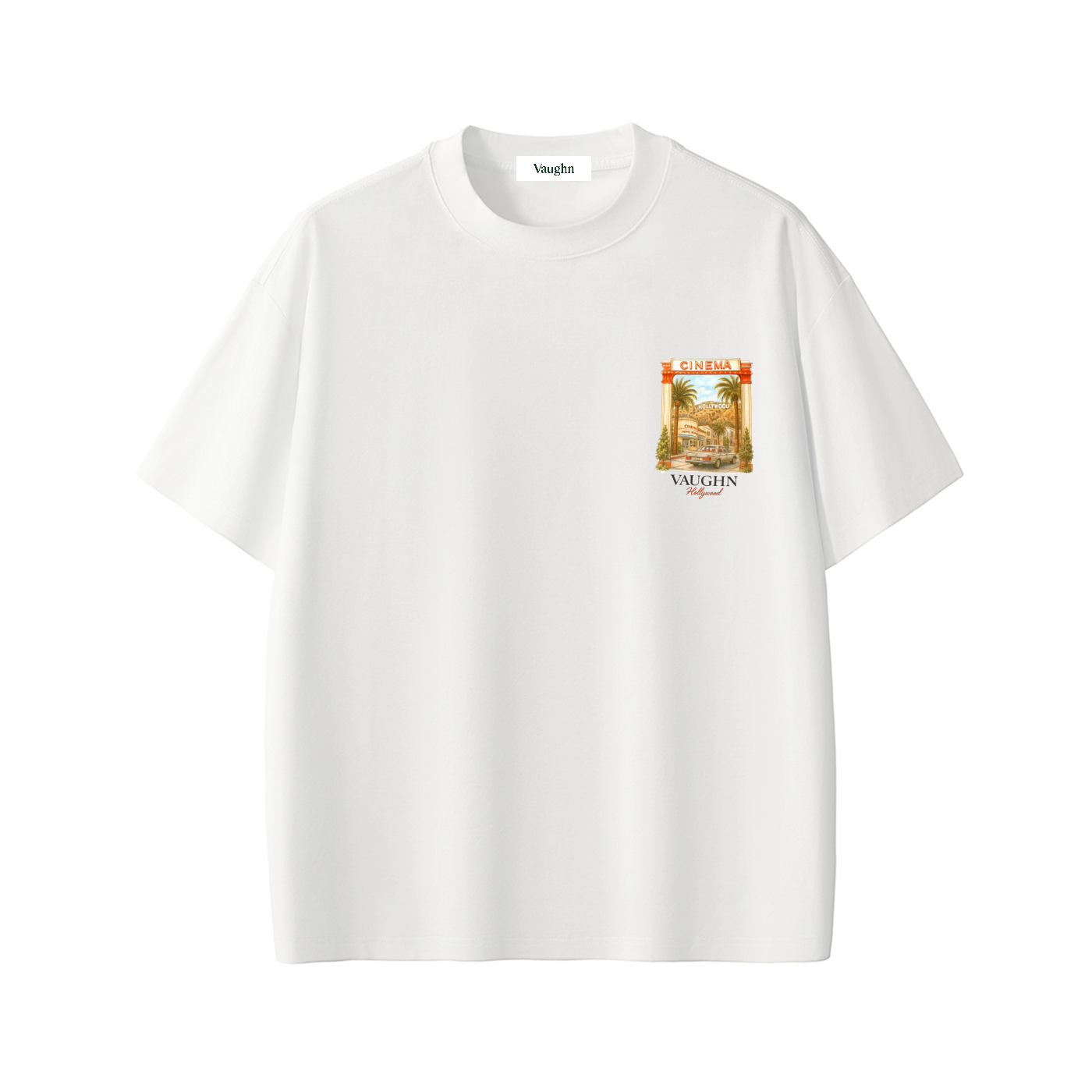 Hollywood T shirt white