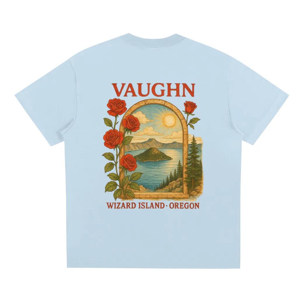 Wizard Island T-shirt Ice Blue