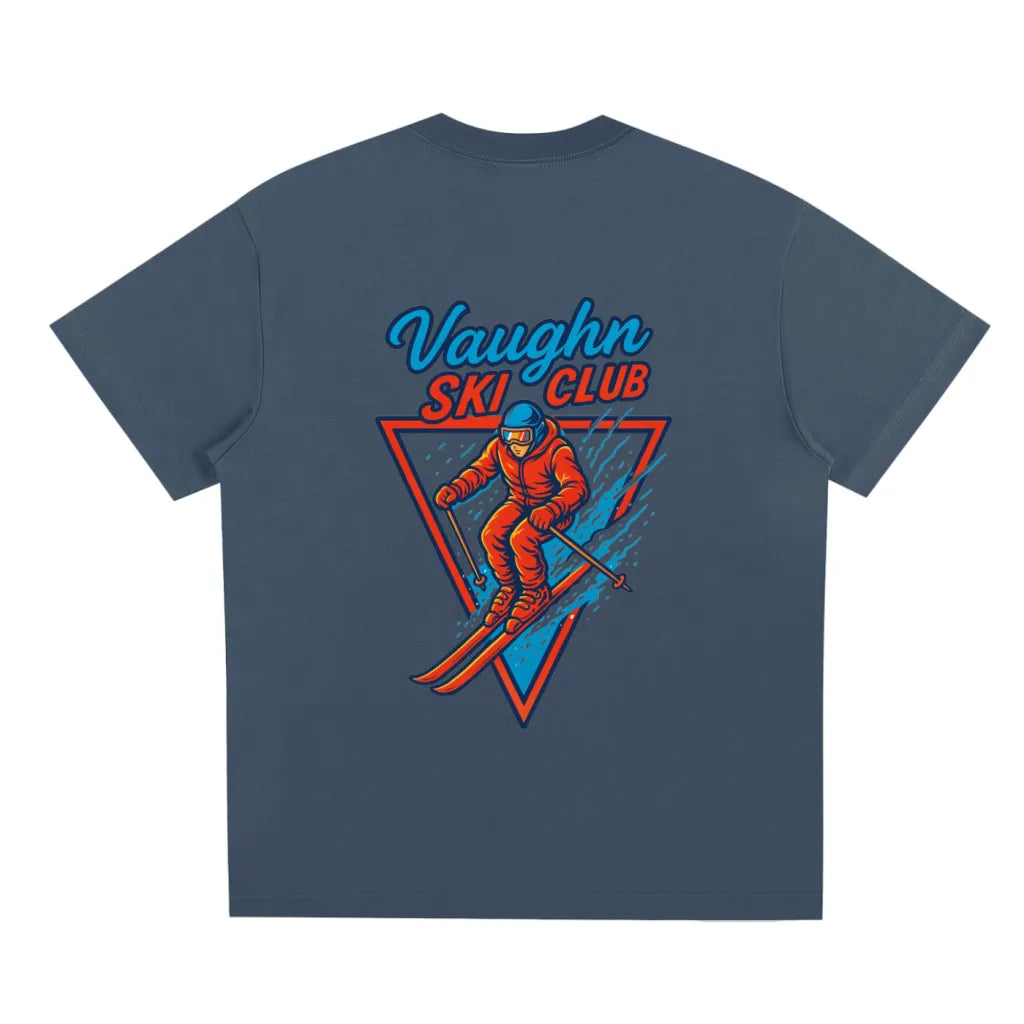Ski club graphic T-shirt Navy