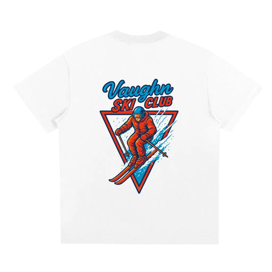 Ski club graphic T-shirt White