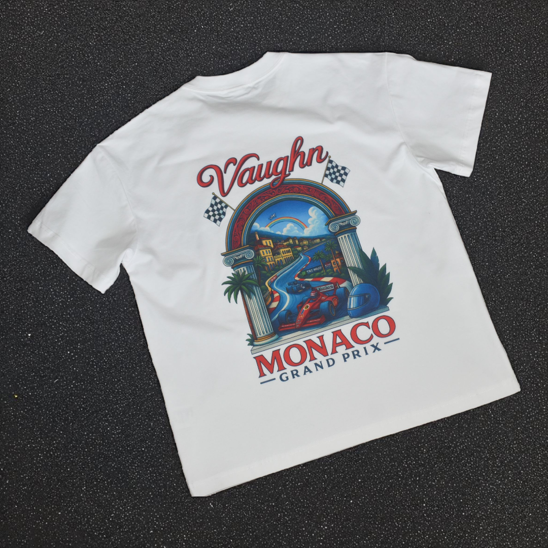 Monaco Grand Prix  T-shirt white