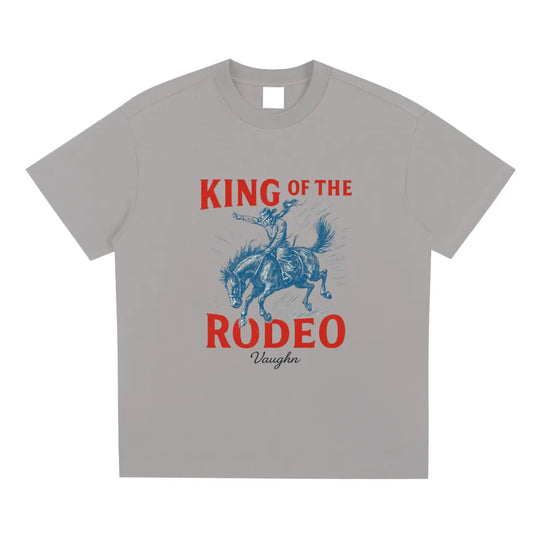 King of the Rhodeo  T-shirt  Grey