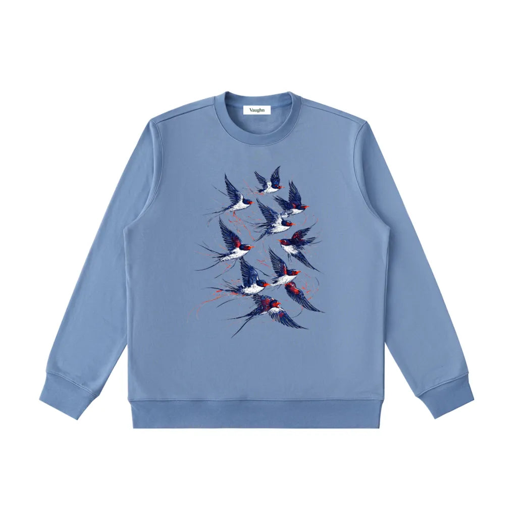 Flight sweatshirt Steel Blue